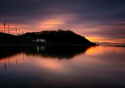 Calm Sunset over the lake  - Available Options Below