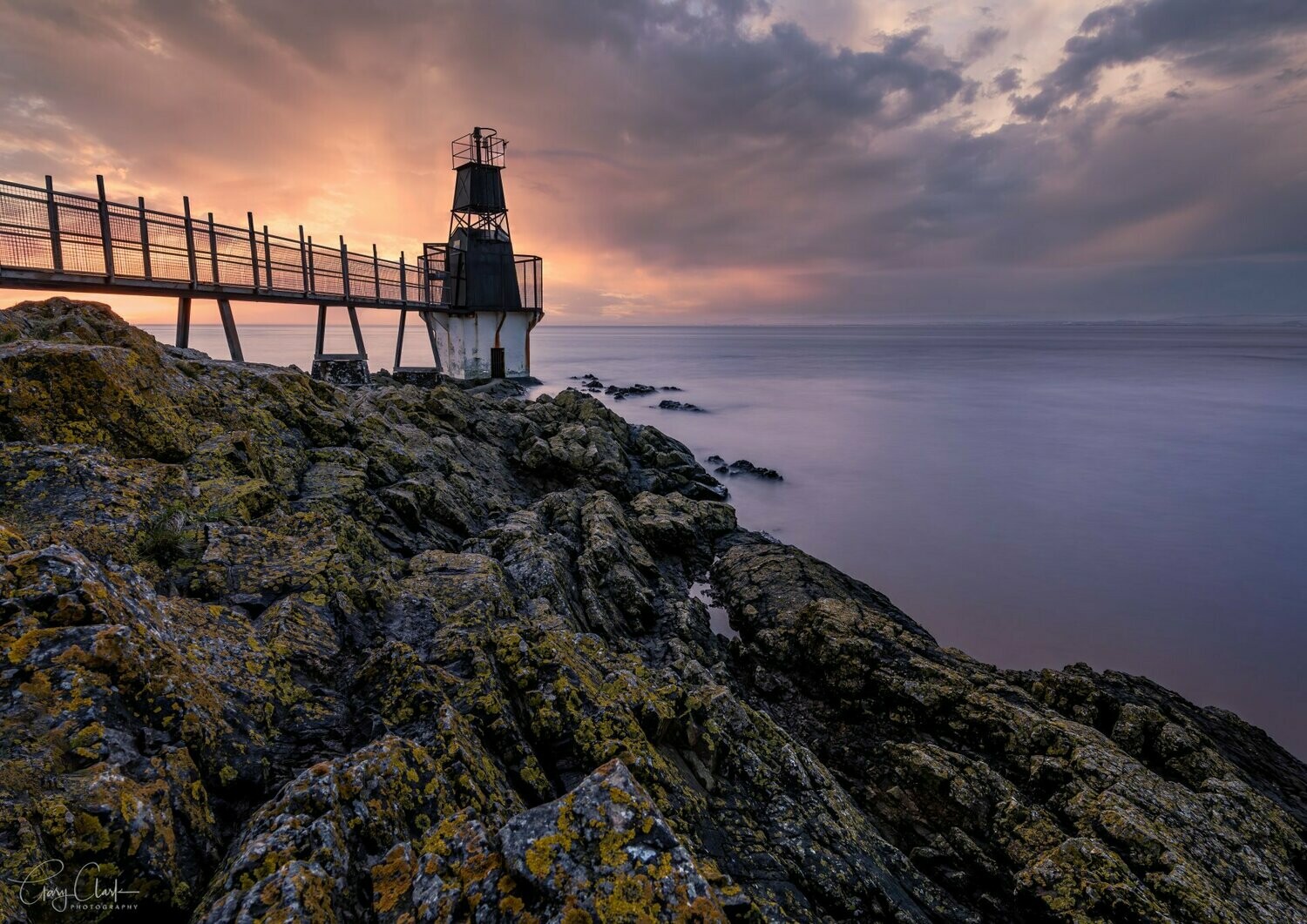Battery Point Lighthouse at Sunset - Available Options Below