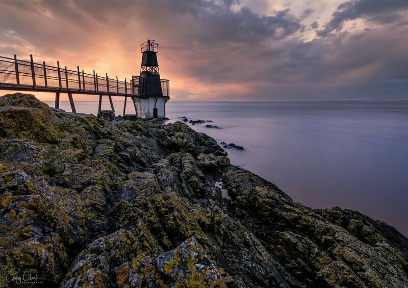Battery Point Lighthouse at Sunset - Available Options Below