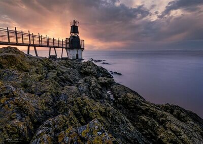 Battery Point Lighthouse at Sunset - Available Options Below