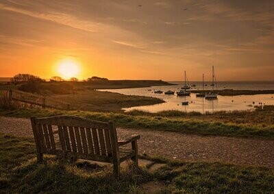 Watching the Sunset at Clevedon Pill - Available Options Below