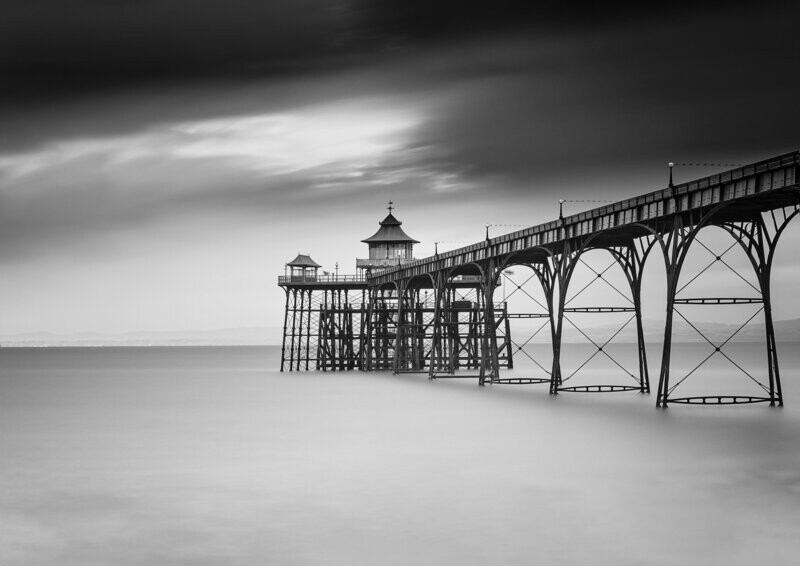 Gusty Weather at Clevedon Pier - Available Options Below