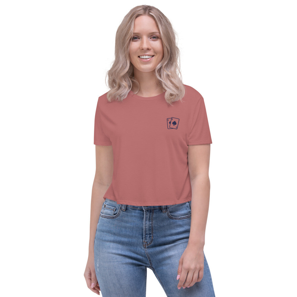 Pocket Aces Favorite Crop Tee - 4 Colors