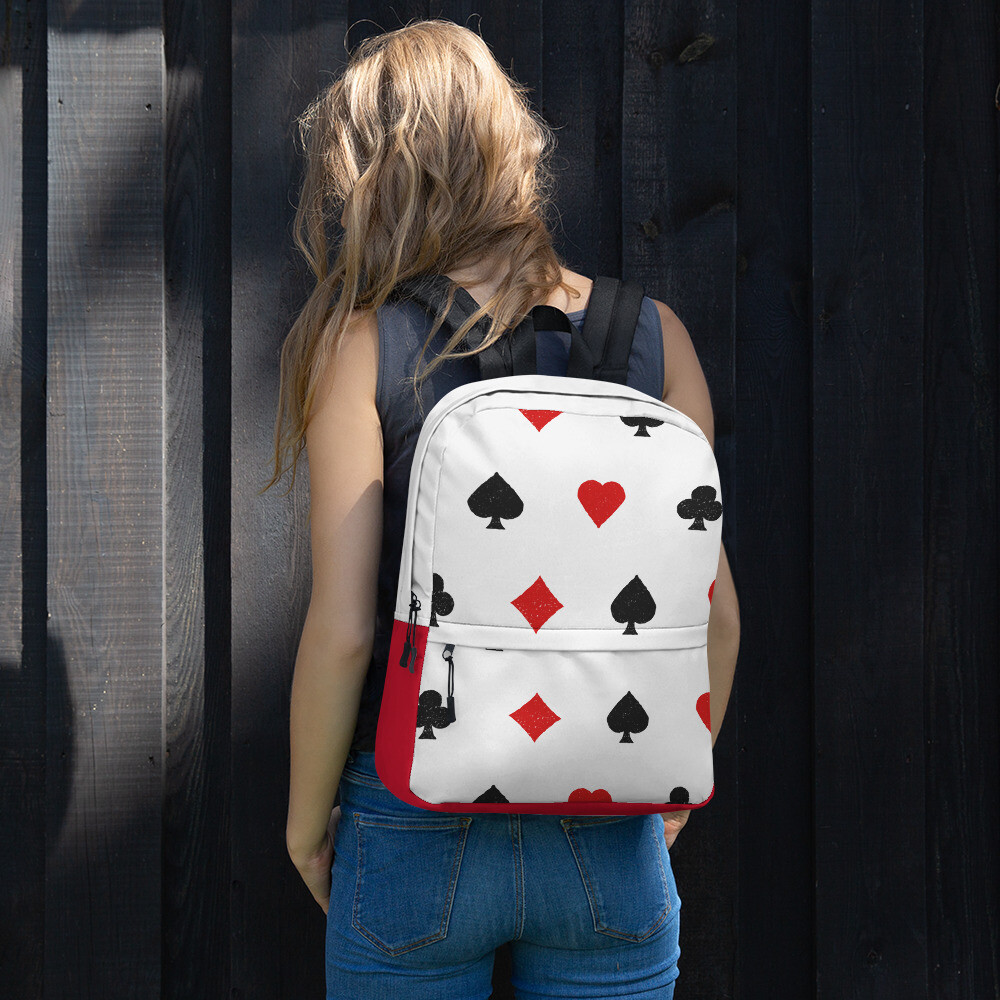 Poker Girl Backpack