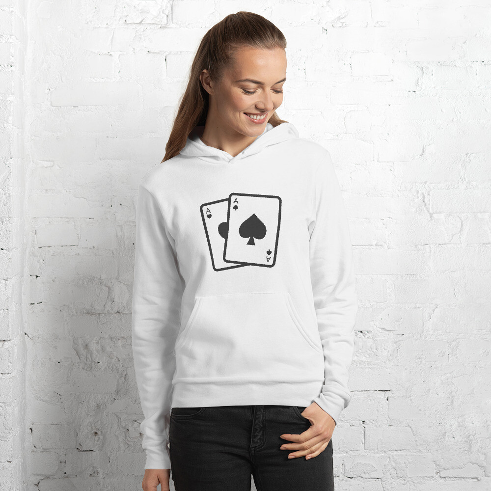 Aced It! Classic Hoodie with Back Design - Men &amp; Women