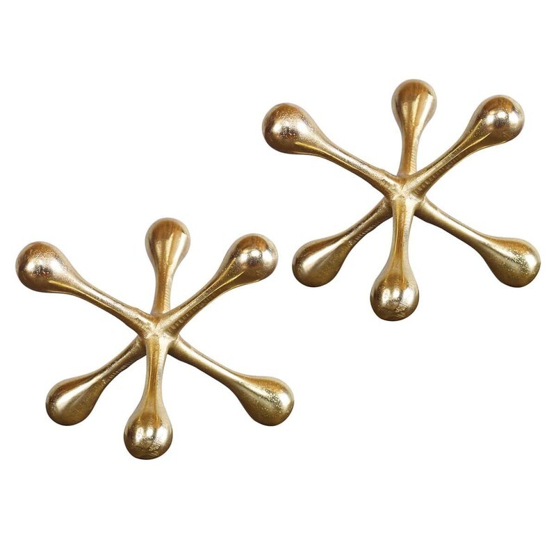 HARLAN OBJECTS BRASS, S/2
