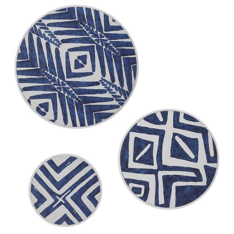 OSAGE WALL ART, S/3