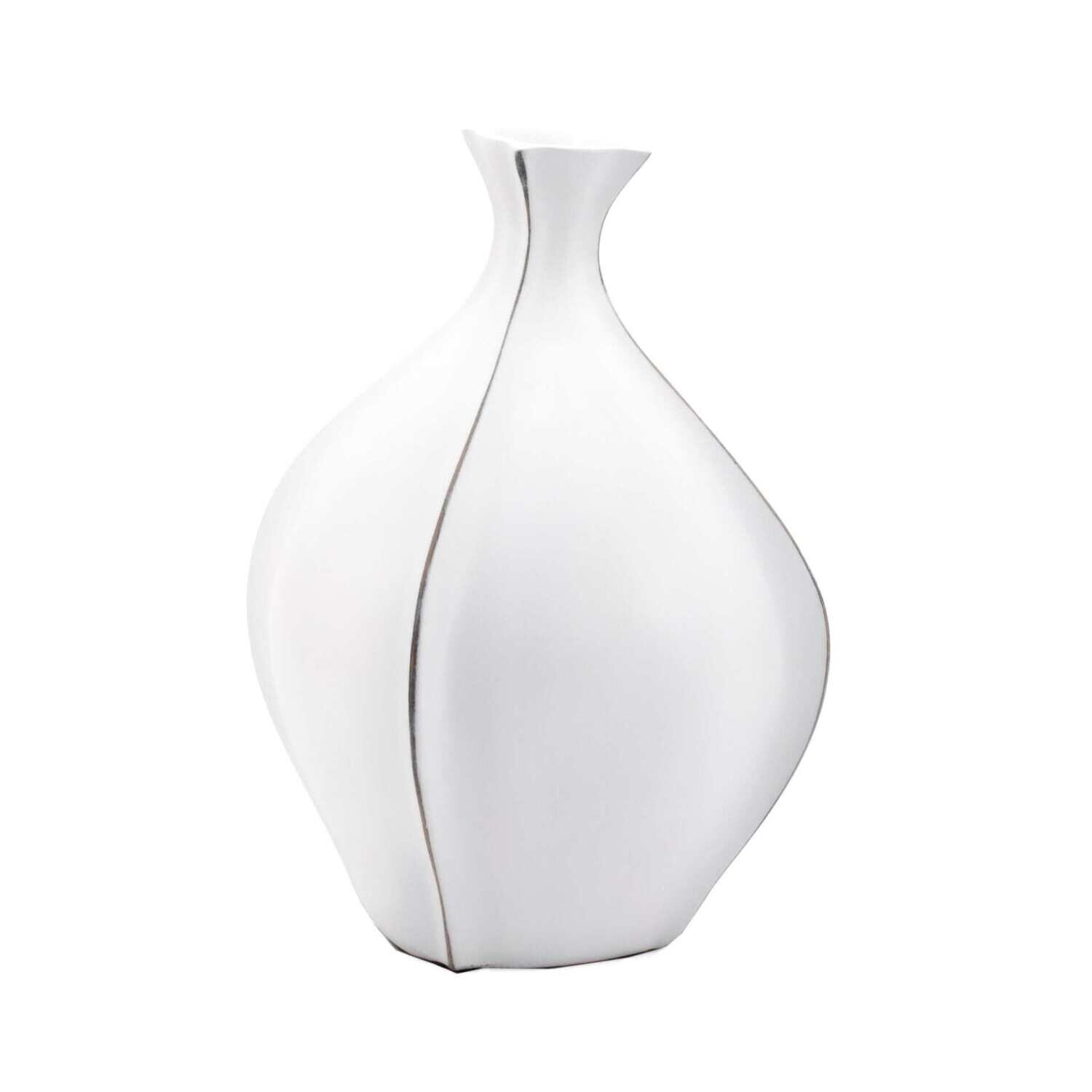Whimsical Gourd 14.5h" Resin Wide Vase