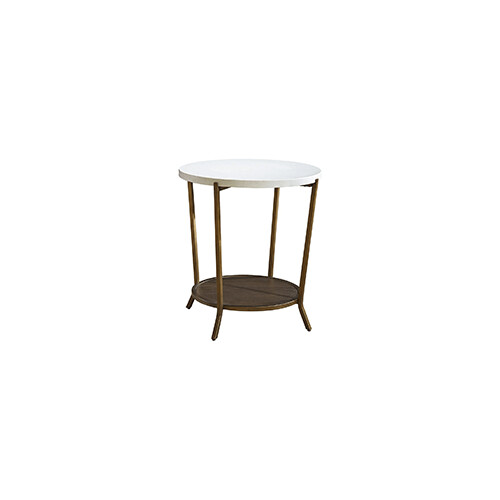 Playlist Round End Table