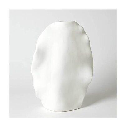 Kelp Vase-Matte White-Tall