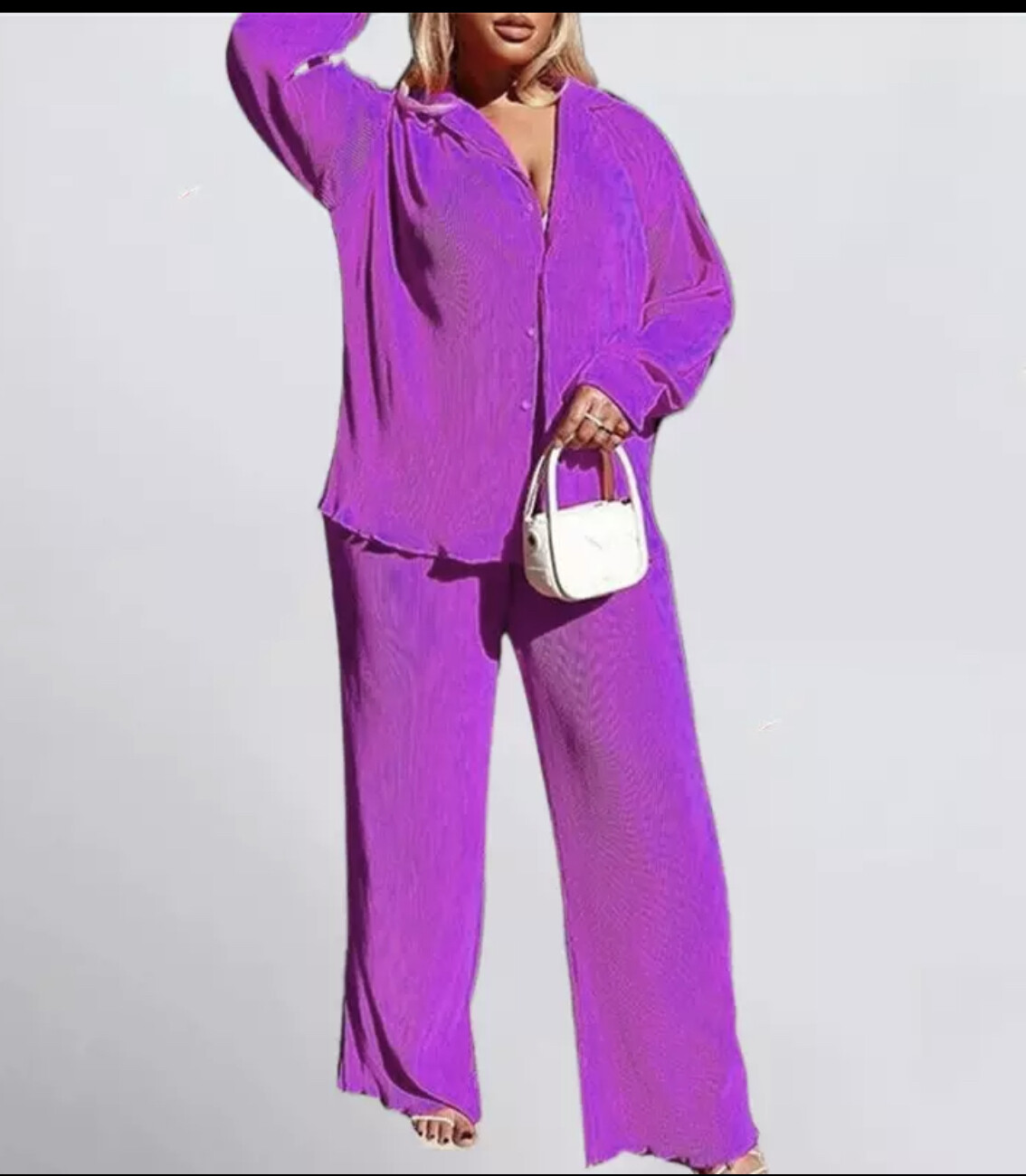 Madelyn Pant Emerald-Purple