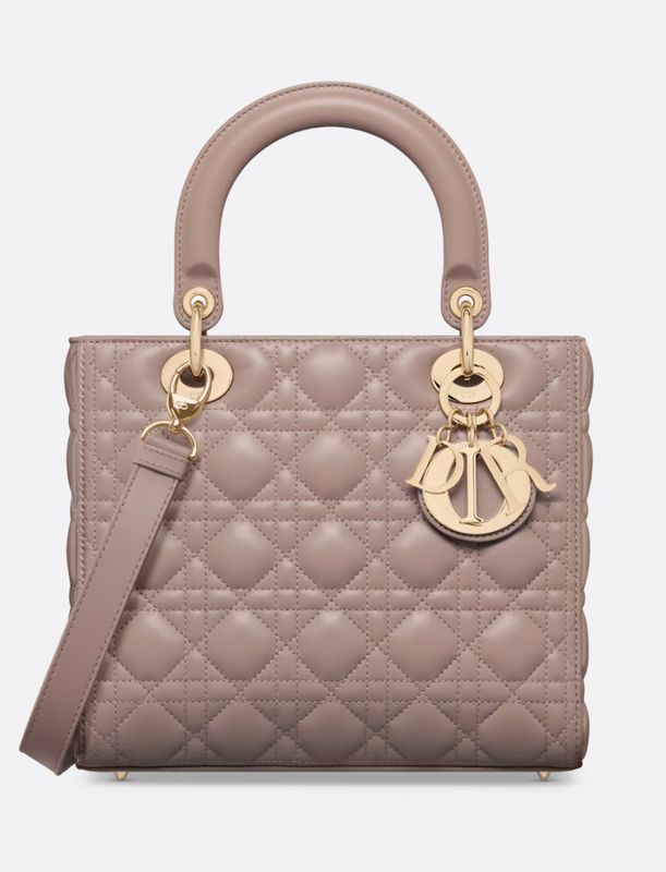 Lambskin Cannage Medium Lady Dior
