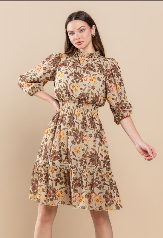 Floral Parsley dress