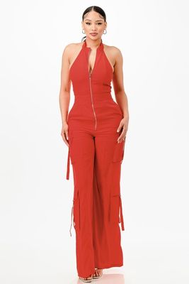Black Utility Jumpsuit