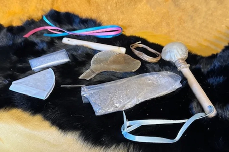 North American Indigenous Baby Rattle