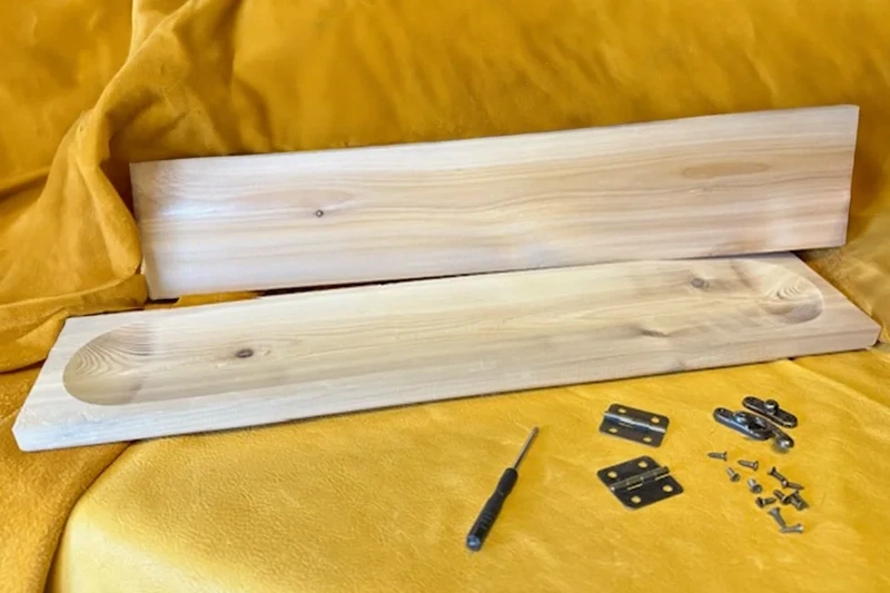 North American Indigenous Eagle Feather Cedar Box