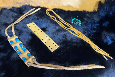 North American Indigenous Beadwork Jewelry Bracelet