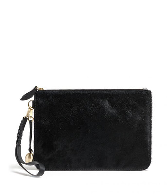 Bell&Fox MILA Wristlet Clutch Black Pony Bell&Fox MILA Wristlet Clutch Black Pony