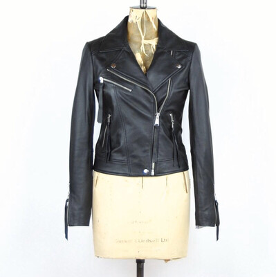 LAB Classic Leather Biker Jacket Black LAB Classic Leather Biker Jacket Black