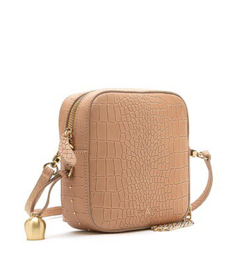 Bell&Fox MARLO Mini Square Bag - Croc Camel Bell&Fox MARLO Mini Square Bag - Croc Camel