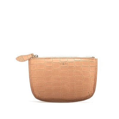 Bell & Fox FAYE leather Purse - Camel Croc Bell & Fox FAYE leather Purse - Camel Croc
