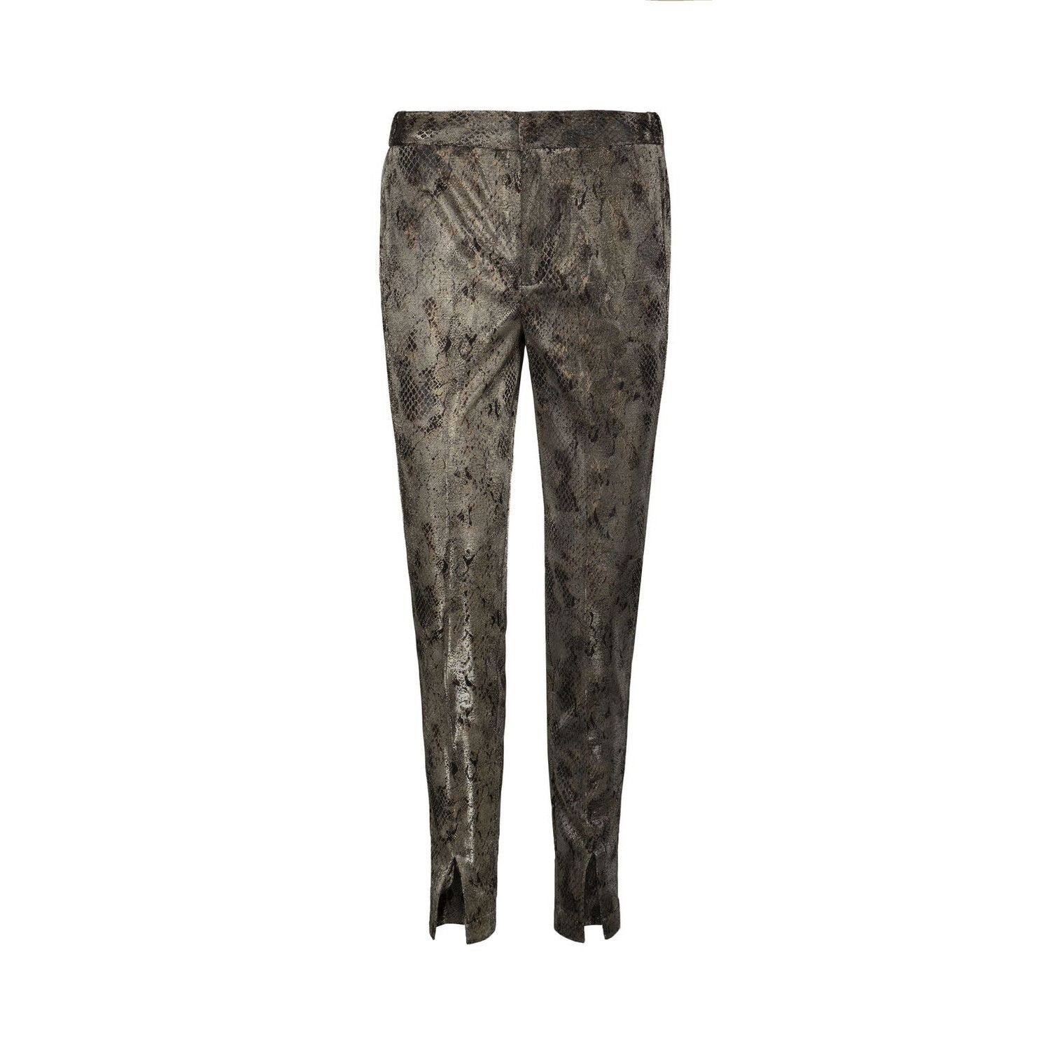 Sofie Schnoor - Gold Snakeskin Metallic Trousers