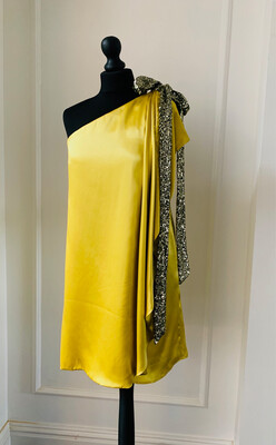 Beaubaileyrose 1 Shoulder Satin Dress - HIRE