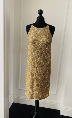 Beaubaileyrose Halter Sequin Dress - HIRE