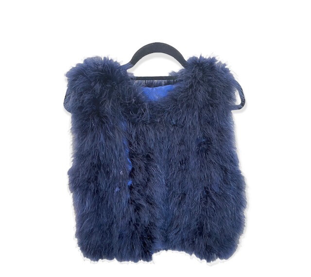 Feather Gilet - Navy Hire