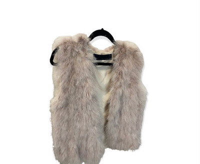 Feather Gilet - Mink Pink Hire