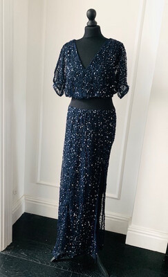 Beaubaileyrose V Neck Sequin Dress