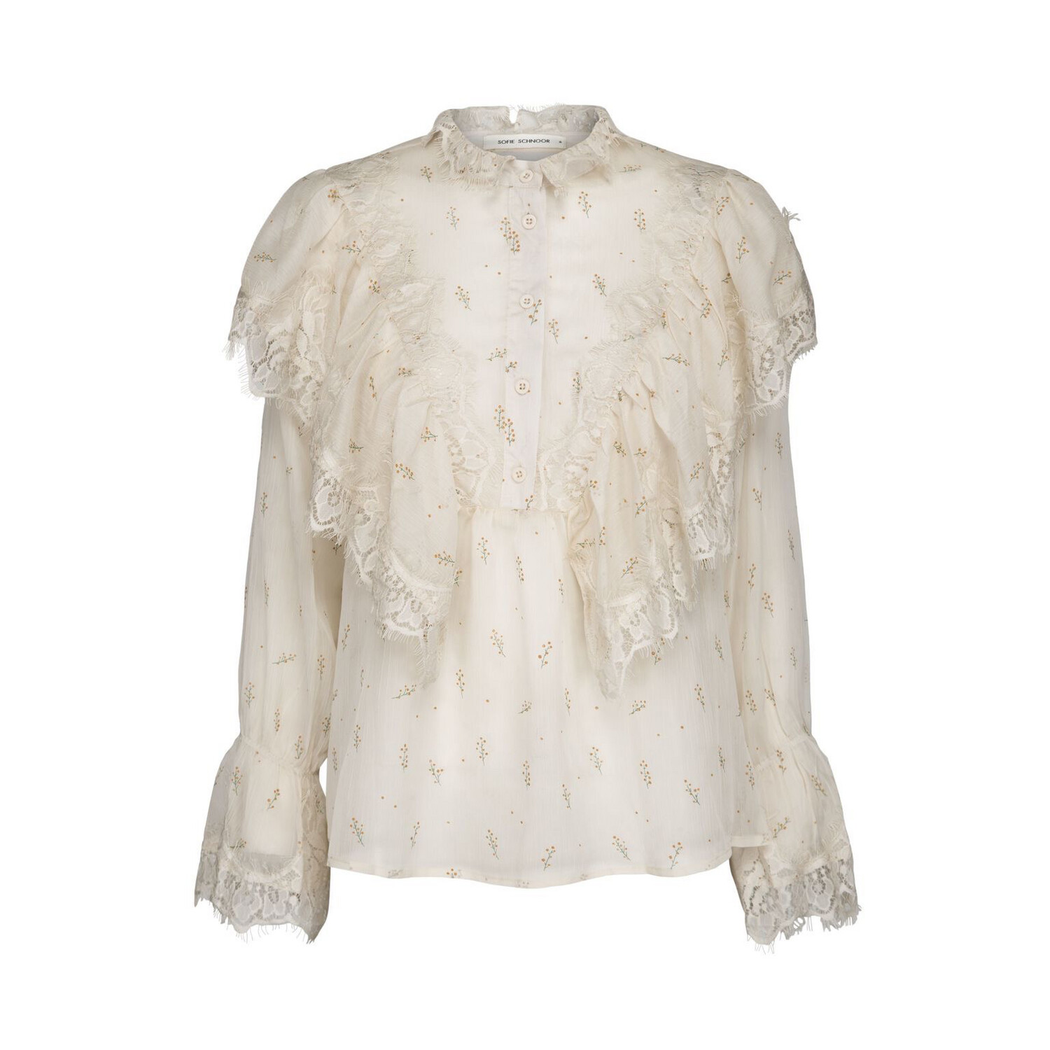 Sofie Schnoor Frill Lace Trim Blouse