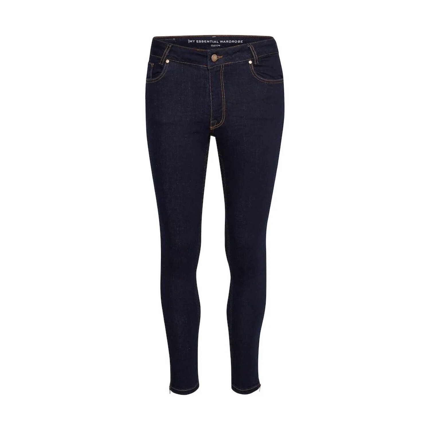 My Essential Wardrobe - CELINA ZIP Mid Waist Skinny Jean