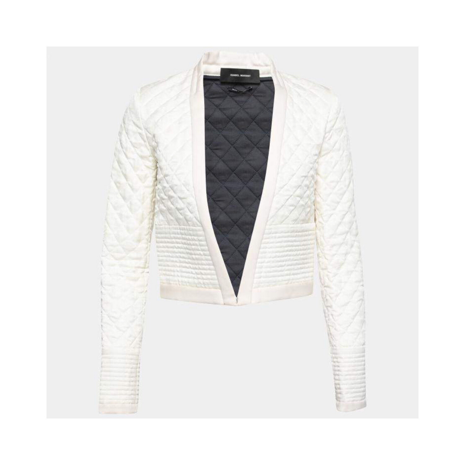 Silk quilted jacket sale