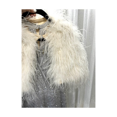 Ostrich Feather Cape  - Hire