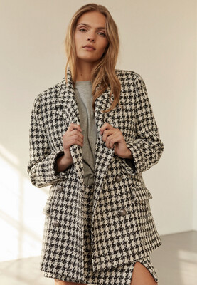 Sofie Schnoor - Checked Blazer Coat