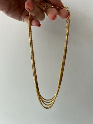 Gold Trip - Vintage Multi Layer 5 Chain Necklace