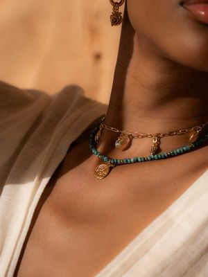 Formation - Multi Charm Shell Necklace