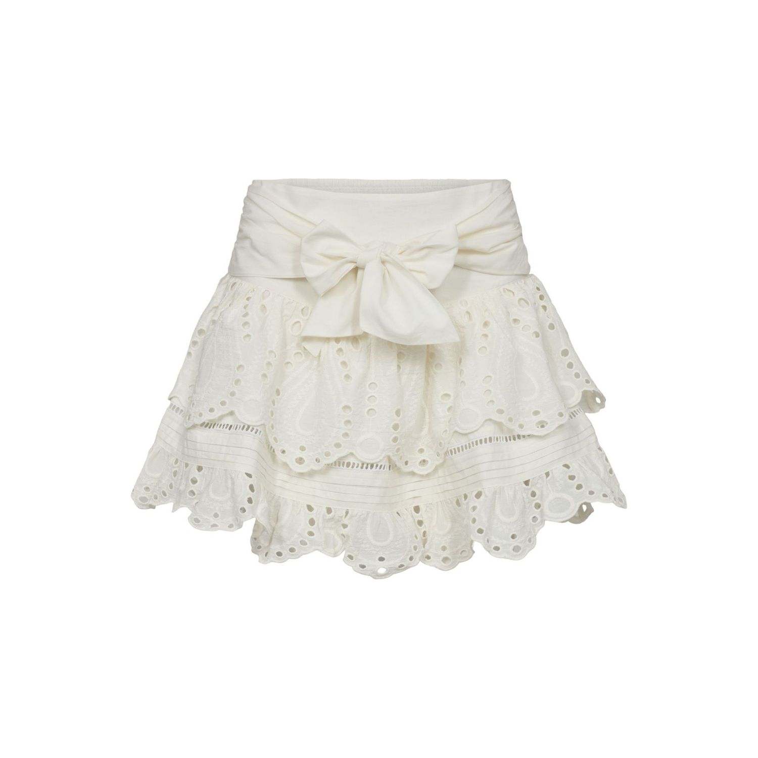 Sofie Schnoor Cotton Embroidered Skirt