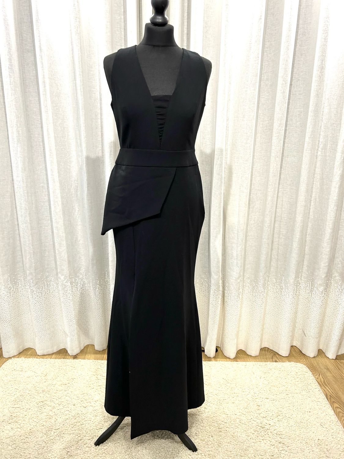 Column Peplum Dress - HIRE