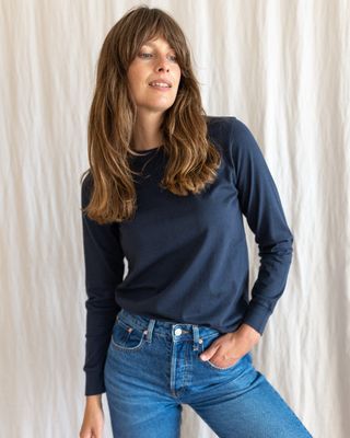 Ivy T - AUDREY Organic Cotton Crew Long Sleeve