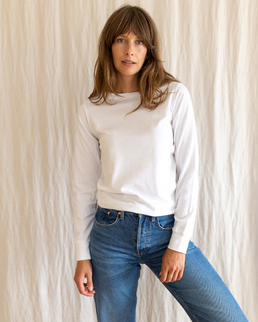 Ivy T - AUDREY Organic Cotton Crew Long Sleeve