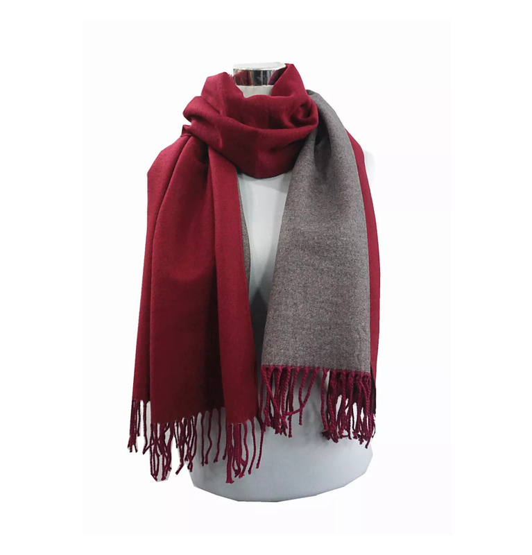 Cashmere Feel Large Reversible Scarf