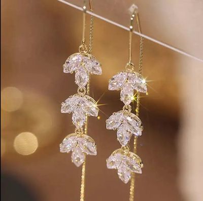 Jewelled Threader Earrings