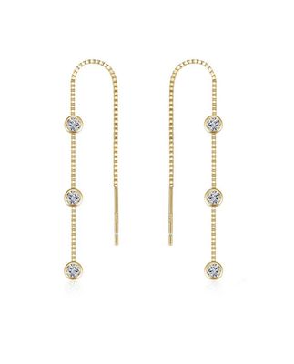 Gold Trip Waterfall Threader Earrings