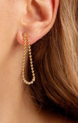 Gold Trip Vintage Bead Drop Earrings