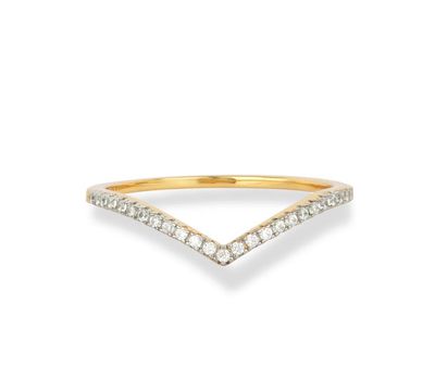 Gold Trip Wishbone Ring