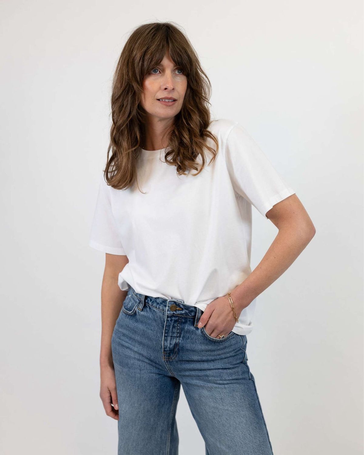 Ivy T - MAGGIE Organic Cotton Pocket Crew
