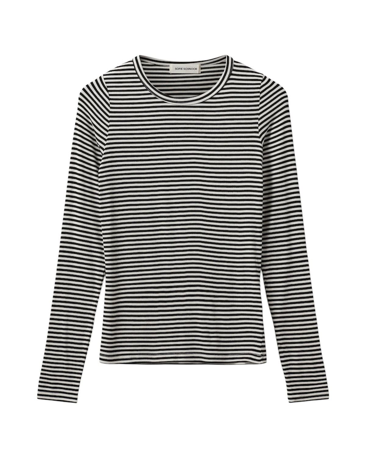 Sofie Schnoor - PATRICIA Stripe Long Sleeve Rib T Shirt