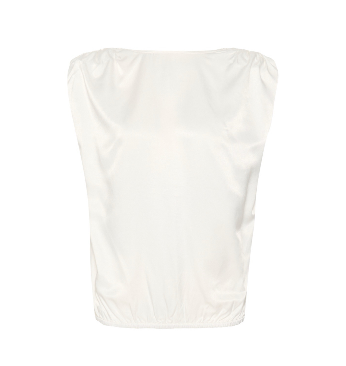 My Essential Wardrobe ESTELLE Wrap Back Satin Top
